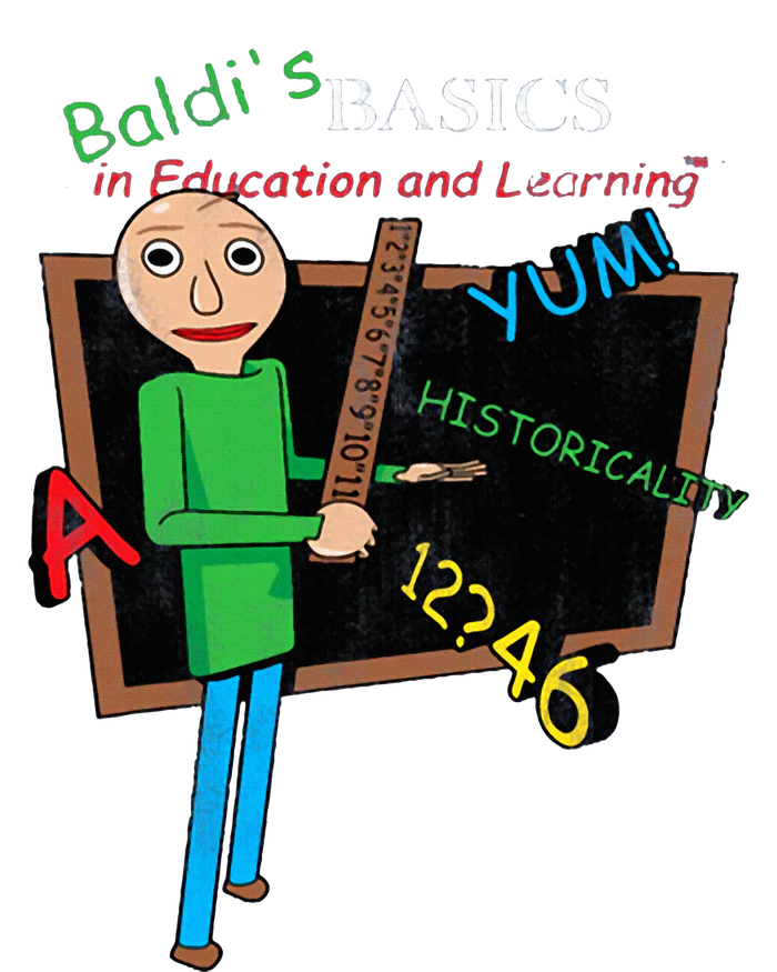 Vintage Baldi's Basics Logo  T-Shirt