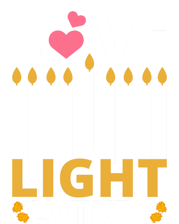 Hanukkah Love Light Latkes Gift Kids Hoodie