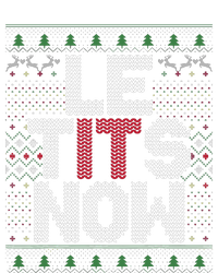 Le Tits Now Christmas Let It Snow Ugly Christmas Tall Hoodie