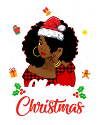 Black African American Melanin Christmas Santa Hat Meaningful Gift T-Shirt