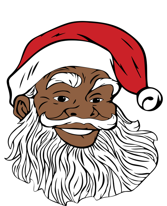 Black Jolly Santa Meaningful Gift Fun African American Santa T-Shirt