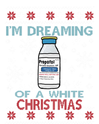 Dreaming Of A White Christmas Propofol Ugly Xmas Sweater Great Gift Short Acrylic Beanie