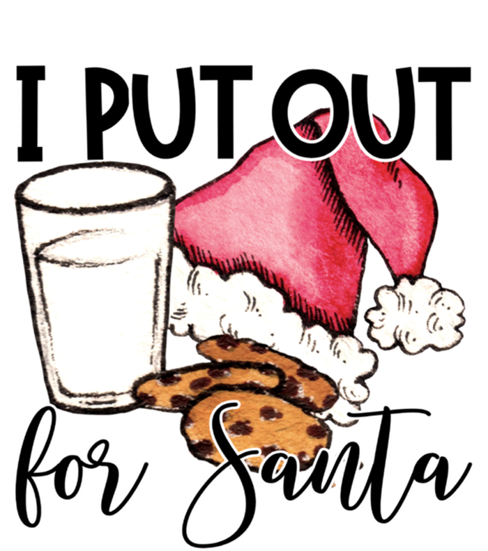 I Put Out For Santa Cookies And Milk Gift Tie-Dye T-Shirt