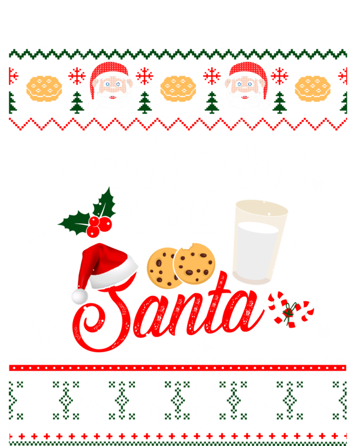 I Put Out For Santa Funny Christmas Cookies And Milk Ugly Great Gift Ladies Essential Tank