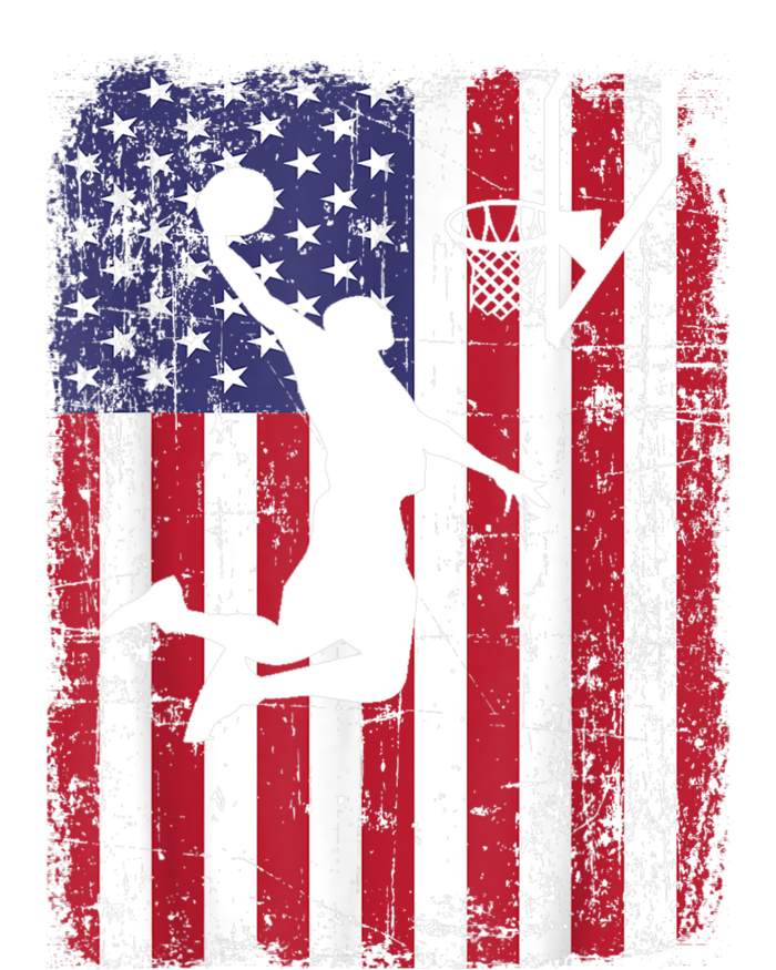 Vintage American Flag Basketball T-Shirt