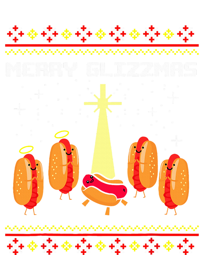 Merry Glizzmas Tacky Funny Merry Christmas Hot Dogs Holidays Women’s Perfect Tri Rocker Tank