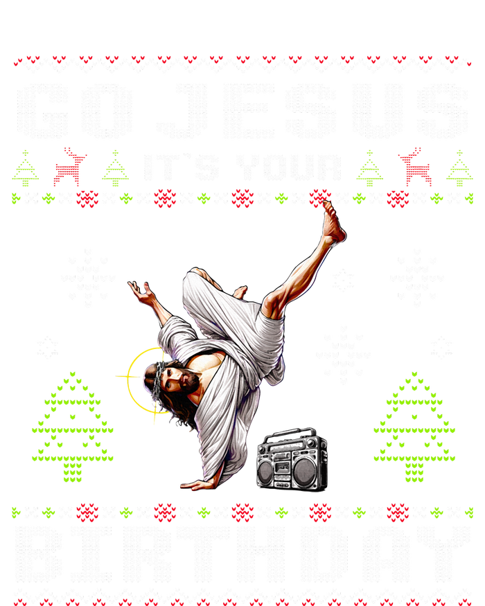 Break Dance Go Jesus It's Your Birthday Merry Christmas Day  Premium Hoodie