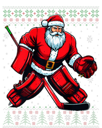 Christmas Santa Hockey Goalie Ugly Christmas Sweater  T-Shirt