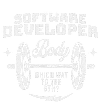 Software Developer Body Weightlifter Funny Gag Exercise Gym T-Shirt