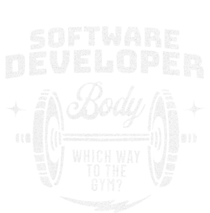 Software Developer Body Weightlifter Funny Gag Exercise Gym T-Shirt