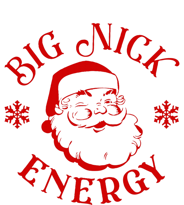 Big Nick Energy Christmas Retro Groovy Funny Vintage Santa Urban Pullover Hoodie