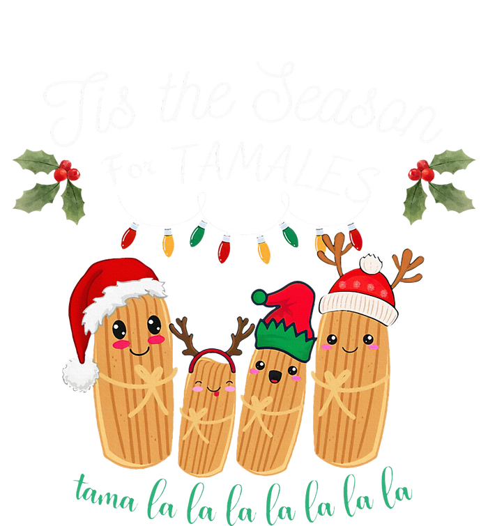 Tis The Season For Tamales Mexican Christmas Flat Bill Trucker Hat