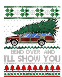 Bend Over and I'll Show You Christmas Couple Matching  Cropped Pullover Crew