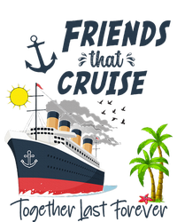 Friends Cruise Together 2024 Vacation Silk Touch Performance Long Sleeve Polo