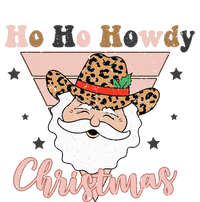 Ho Ho Howdy Pink Retro Christmas Cowboy Santa Holiday Microfiber Hand Towel