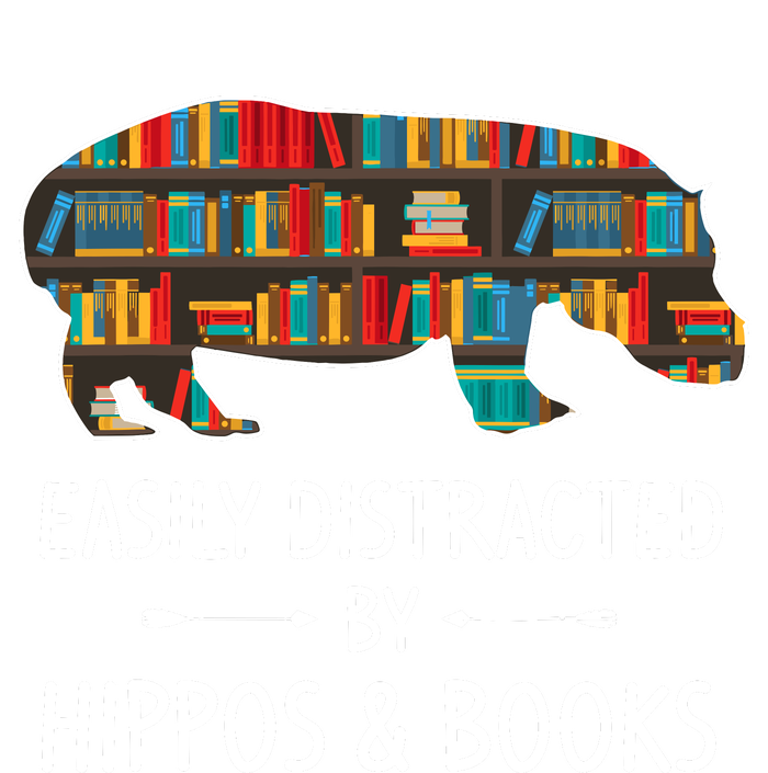 Easily Distracted By Hippos & Books Lover Gift Horse River Kids Tie-Dye T-Shirt