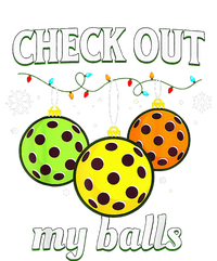 Check Out My Balls Funny Pickleball Christmas  Kids Hoodie