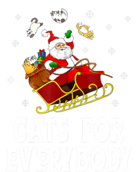 Cats For Everybody Christmas Cat Funny Xmas Women Santa T-Shirt