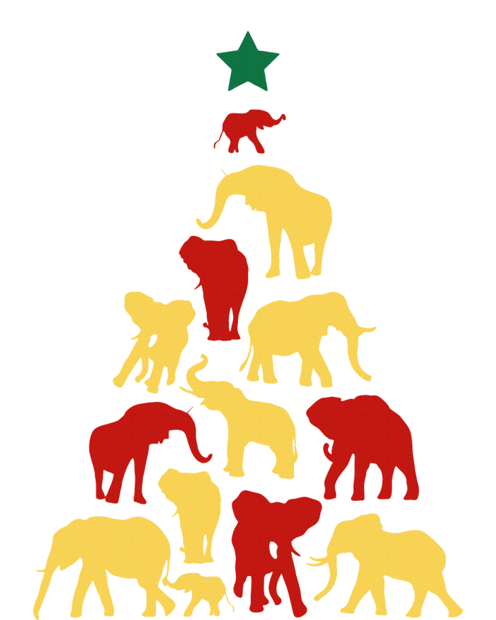 Elephant Christmas tree South Africa Safari animals Valucap Bio-Washed Visor