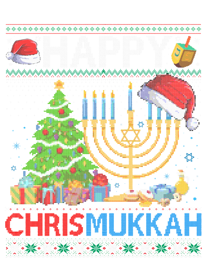 Happy Chrismukkah Funny Jewish Christmas Hanukkah Chanukah Women's T-Shirt