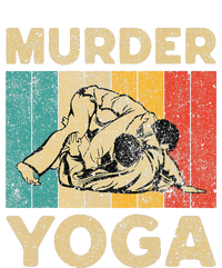 Murder Yoga Funny Vintage BJJ Brazilian Jiu Jitsu Kids Long Sleeve Shirt