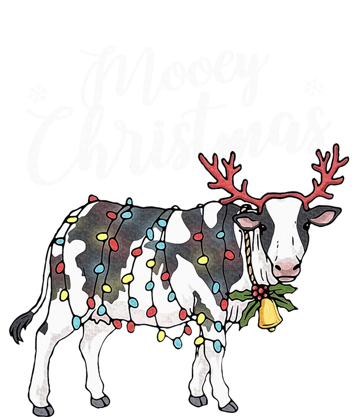 Cow Christmas Funny Mooey Xmas Lights Snapback Five-Panel Rope Hat