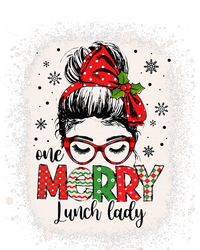 Lunch Lady Messy Bun Chef Christmas School Cafeteria Worker T-Shirt