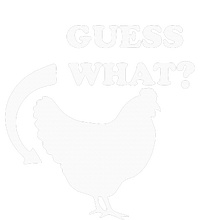 Guess What Chicken Butt Funny White Design Jokes Joking Baby Bodysuit