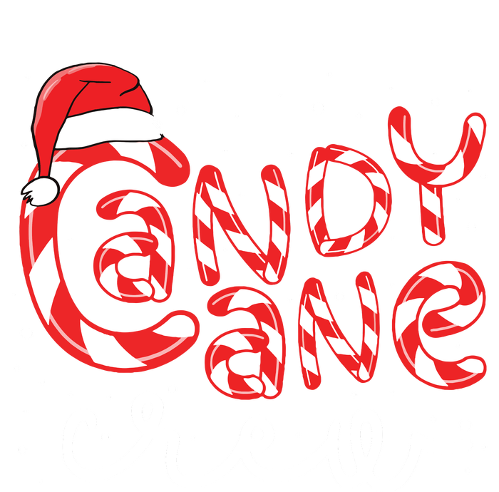 Candy Cane Crew Christmas Squad Xmas Family Matching Santa Women's Strappy Tank