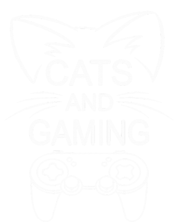 Cats And Gaming Funny Cat Lover Gaming Gift Gamer  T-Shirt