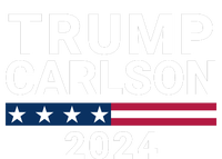 Trump Carlson 2024 President Election Pro America Us Flag Trumpcarlson Campaign Insulated Varsity Jacket