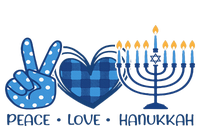 Peace Love Hanukkah Funny Happy Hanukkah Family Pjs Matching T-Shirt