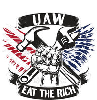 Us Flag Vintage Uaw Eat The Rich Uaw Strong Uaw Proud Union Premium T-Shirt