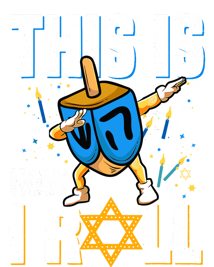 This Is How I Roll Hanukkah Dreidel Chanukah Jew Gift Long Sleeve Pajama Set