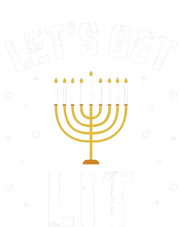 Funny LetS Lit With Menorah For Jewish Hanukkah Doggie Tank