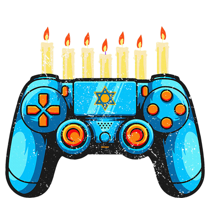 Retro Gamepad Happy Hanukkah Funny Pajama Family Matching T-Shirt