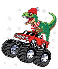 Christmas Dinosaur T Rex Riding Monster Truck Ceramic Star Ornament