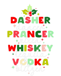 Dasher Dancer Prancer Vixen Moscato Vodka Tequila Blitzen Tall T-Shirt