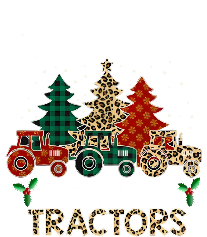 Dear Santa Just Bring Tractors Christmas Tree T-Shirt