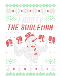 Frosty The Swoleman Funny Gymer Ugly Xmas Toddler Hoodie