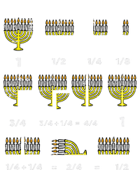 Hanukkah Math Fractions Menorah Chanukah Teacher T-Shirt