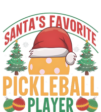 Christmas Pickleball Santa Favorite Pickleball Player Women's V-Neck T-Shirt