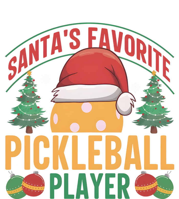 Christmas Pickleball Santa Favorite Pickleball Player Women's V-Neck T-Shirt