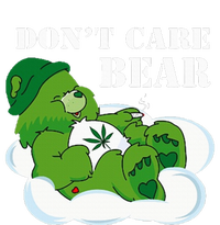 Weed bear herb bear don't care cute bear gift Ladies Long Sleeve Shirt