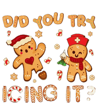 Did You Try Icing It Christmas School Nurse Emergency Nurse T-Shirt