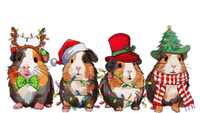 Guinea Pig Christmas Funny Cute Cavy Santa Hat Family Holiday T-Shirt