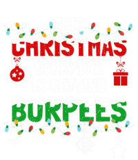 Funny Burpee Christmas Workout Fitness Sarcastic Bumper Sticker