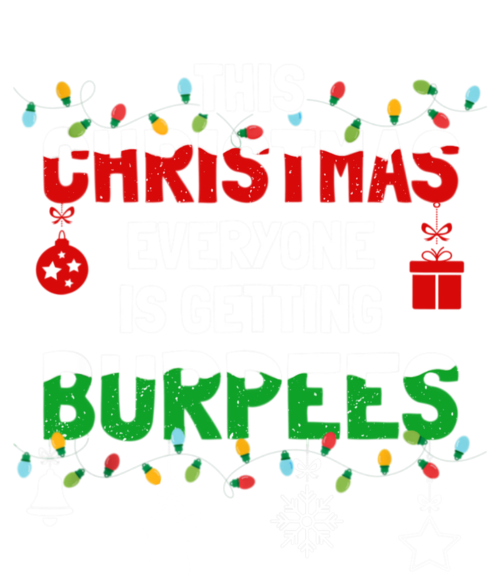 Funny Burpee Christmas Workout Fitness Sarcastic Bumper Sticker