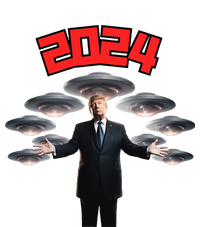 Donald Trump Aliens UFO UAP Funny 2024 Election USA American T-Shirt