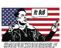 Elon Musk Hi Bob Gofuckyourself Usa Flag T-Shirt